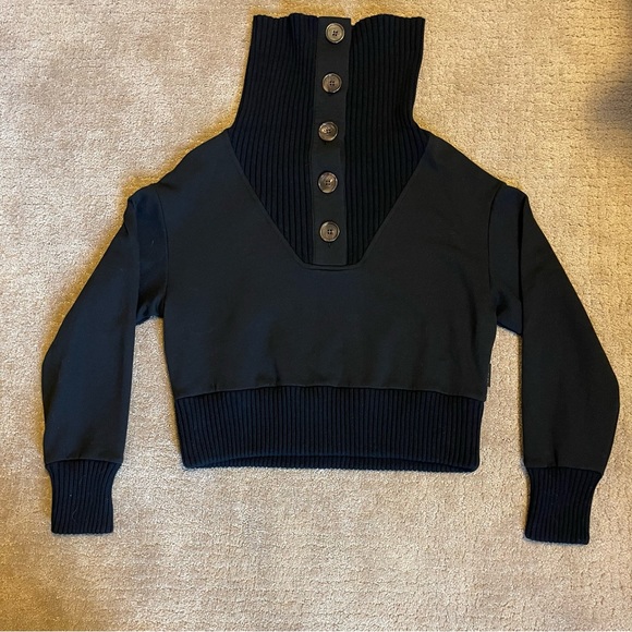 Varley Milan Sweater Black - small - Picture 4 of 16